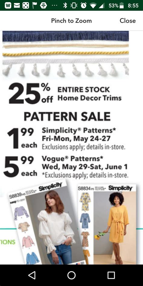 joann fabrics florence|joann pattern sale schedule.